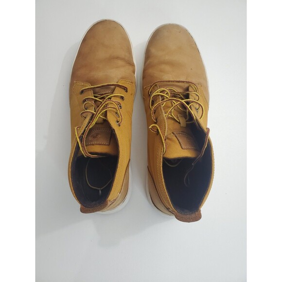 Timberland Men\'s Davis Square Chukka Shoe, Wheat Nubuck, 13 main image 7